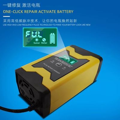 compensation de contrôle de température de chargeur de batterie de voiture de moto du chargeur 12V 6A de batterie au plomb de réparation de l'impulsion 12v