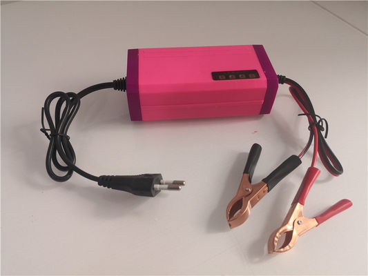 Chargeur de batterie de voiture de moto du chargeur 12V 4A de batterie au plomb de réparation d'impulsion avec l'affichage d'affichage à cristaux liquides de LED