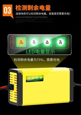 les chargeurs de batterie au plomb de 12V 15A 300W palpitent contrôle de température de réparation