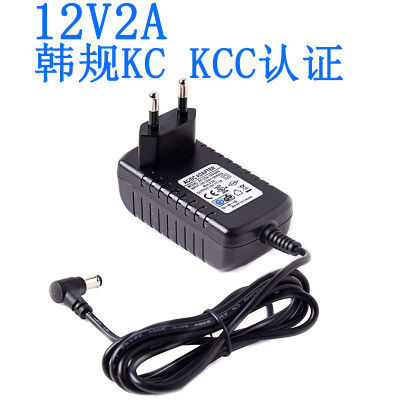Adaptateur 12v 2000ma 5.5x2.5mm de C.C à C.A. de télévision en circuit fermé d'adaptateur de prise d'AU d'UE USA R-U