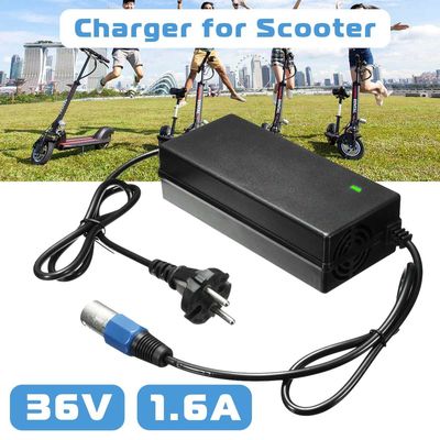 scooter masculin d'Ion Battery Chargers 3pin XLR de lithium de 36V 1.6A