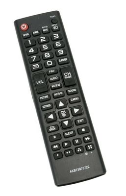TV AKB73975722 à télécommande remplacent pour l'affichage à cristaux liquides TV du LG Smart LED