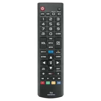TV AKB73975701 à télécommande remplacent pour l'affichage à cristaux liquides TV du LG Smart LED